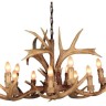 OML-52003-10 OMNILUX Люстра подвесная "Рога", в стиле Кантри, 10 ламп
